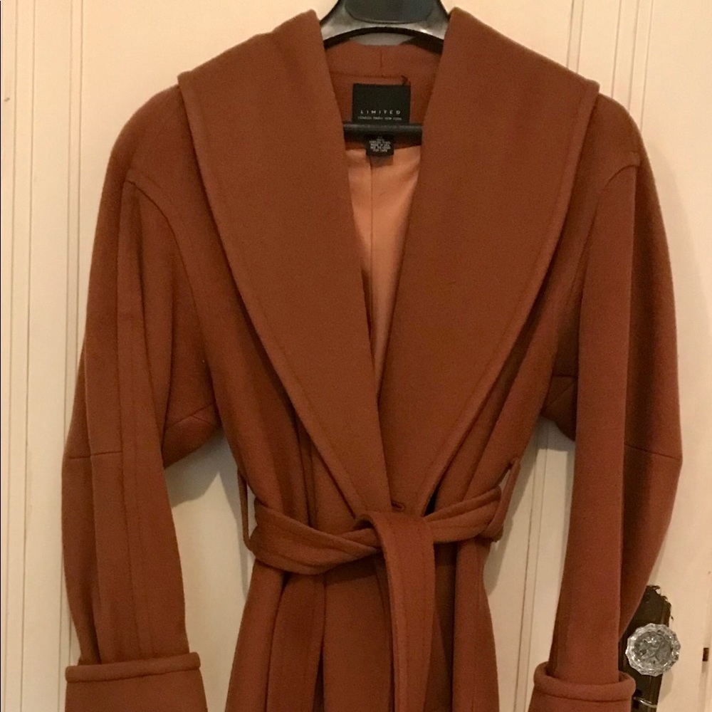 Merino Wool Full Length Wrap Coat